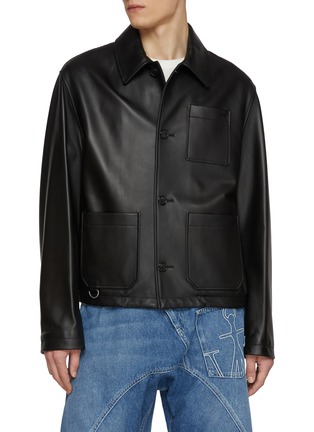 首图 - 点击放大 - LOEWE - Hybrid Workwear Leather Jacket