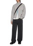 模特儿示范图 - 点击放大 - LOEWE - Stand Collar Zip Up Wool Jacket