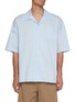 首图 - 点击放大 - LOEWE - Checkered Jacquard Anagram Cotton Shirt