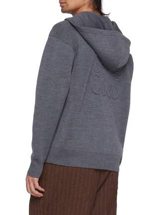 背面 - 点击放大 - LOEWE - 3D Anagram Zip Up Hoodie