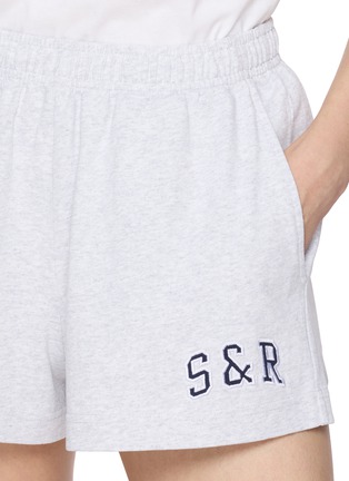  - SPORTY & RICH - Ivy Disco Cotton Shorts