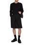 模特儿示范图 - 点击放大 - ATTACHMENT - Long Sleeve Layered Cotton Top