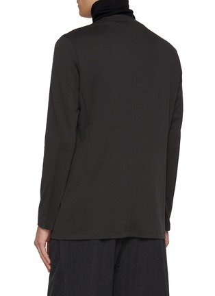 背面 - 点击放大 - ATTACHMENT - Collarless Double Faced Cotton Cardigan