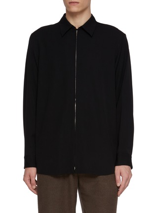 首图 - 点击放大 - ATTACHMENT - High Twist Wool Zip Up Shirt
