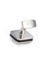 细节 - 点击放大 - TATEOSSIAN - Football Sports Ice Palladium Plated Enamel Cufflinks