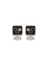 首图 - 点击放大 - TATEOSSIAN - Football Sports Ice Palladium Plated Enamel Cufflinks