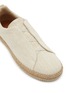 细节 - 点击放大 - ERMENEGILDO ZEGNA - Linen Canvas Men's Sneakers