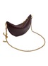 细节 - 点击放大 - CHLOÉ - Mini Halfmoon Leather Shoulder Bag