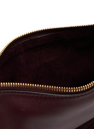 细节 - 点击放大 - CHLOÉ - Mini Halfmoon Leather Shoulder Bag