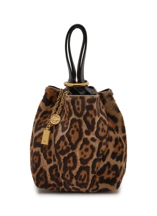细节 - 点击放大 - CHLOÉ - Small Chloé Spin Leopard Print Shearling Tote Bag