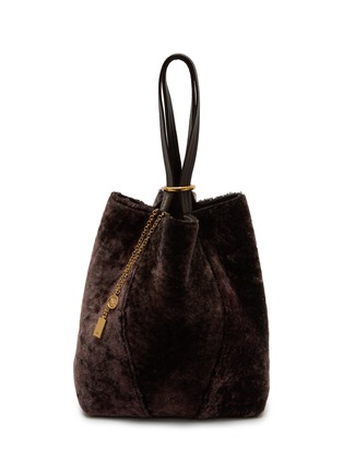 细节 - 点击放大 - CHLOÉ - Medium Chloé Spin Shearling Tote Bag