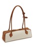 细节 - 点击放大 - ALAÏA - Medium Le Teckel Canvas Suede Shoulder Bag