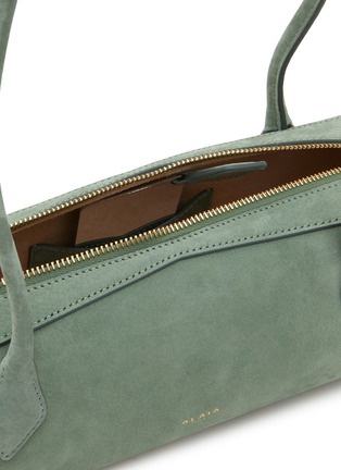 细节 - 点击放大 - ALAÏA - 中号 LE TECKEL 绒面皮手提包