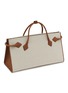 细节 - 点击放大 - ALAÏA - Canvas Leather Hand Tote Bag