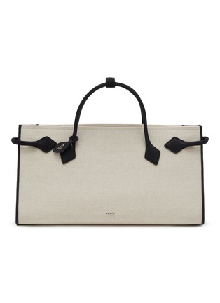 首图 - 点击放大 - ALAÏA - Canvas Leather Hand Tote Bag