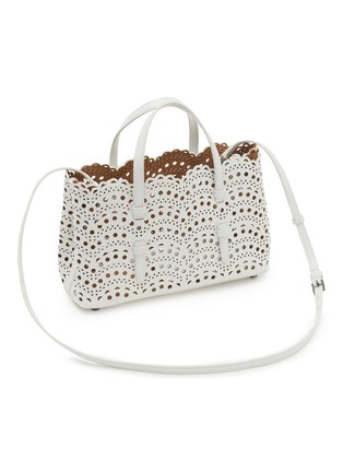 细节 - 点击放大 - ALAÏA - Mina EW 25 Vienna Perforated Leather Tote Bag