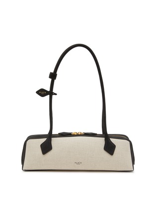 首图 - 点击放大 - ALAÏA - Medium Le Teckel Canvas Suede Shoulder Bag