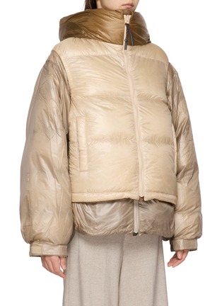 细节 - 点击放大 - BEAUTIFUL PEOPLE - NANGA 多层羽绒背心外套