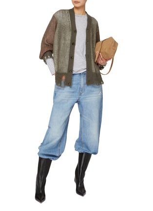 模特儿示范图 - 点击放大 - BEAUTIFUL PEOPLE - 流苏下摆针织开衫