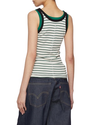背面 - 点击放大 - BEAUTIFUL PEOPLE - X Robert P. Miller  Flip Cotton Tank Top