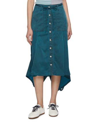首图 - 点击放大 - BEAUTIFUL PEOPLE - Double End Flared Medium Wash Denim Skirt