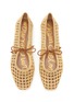 细节 - 点击放大 - SAM EDELMAN - Marcie Woven Faux Leather Ballet Flat