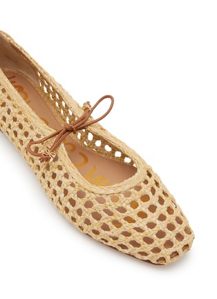 细节 - 点击放大 - SAM EDELMAN - Marcie Woven Faux Leather Ballet Flat