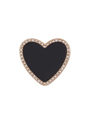 首图 - 点击放大 - CROCS - Black Heart Jibbitz Charm