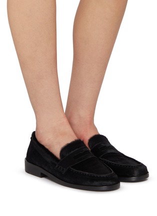 模特儿示范图 - 点击放大 - MARSÈLL - MOCASSO 皮革乐福鞋