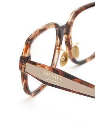 细节 - 点击放大 - PRADA - Acetate Pillow Optical Glasses