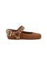 首图 - 点击放大 - ALAÏA - Biker Suede Ballerina Flats