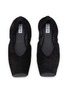 细节 - 点击放大 - ALAÏA - Square Toe Suede Ballet Flats