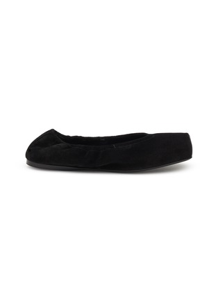 首图 - 点击放大 - ALAÏA - Square Toe Suede Ballet Flats