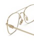 细节 - 点击放大 - MIU MIU - Miu Regard Metal Square Optical Glasses