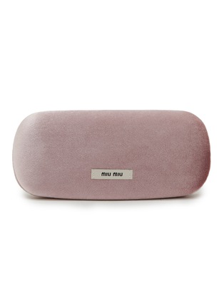 细节 - 点击放大 - MIU MIU - Miu Regard Metal Square Optical Glasses