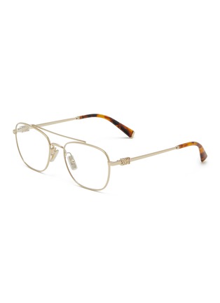 首图 - 点击放大 - MIU MIU - Miu Regard Metal Square Optical Glasses
