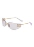 首图 - 点击放大 - MIU MIU - Metal Rectangle Sunglasses