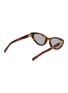模特儿示范图 - 点击放大 - MIU MIU - Signature Metal Butterfly Acetate Cat Eye Sunglasses