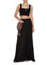 模特儿示范图 - 点击放大 - ALICE + OLIVIA - Athena Pleated Pants