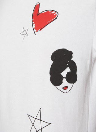  - ALICE + OLIVIA - Alvera Cotton T-Shirt