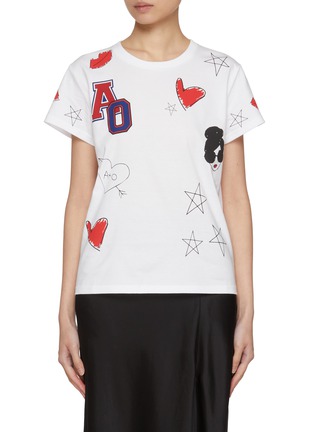 首图 - 点击放大 - ALICE + OLIVIA - Alvera Cotton T-Shirt