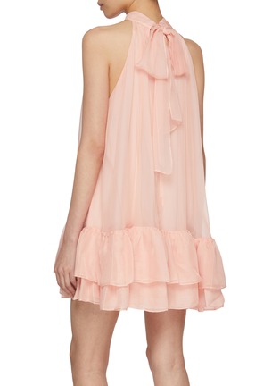 背面 - 点击放大 - ALICE + OLIVIA - Erna Sleeveless Halterneck Mini Dress