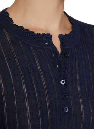  - ULLA JOHNSON - DELIA 亨利领针织衫