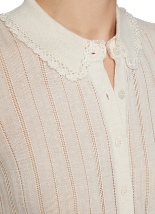  - ULLA JOHNSON - LOTTIE 翻领针织开衫