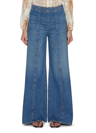 首图 - 点击放大 - ULLA JOHNSON - The Bianca Wide Leg Medium Wash Jeans