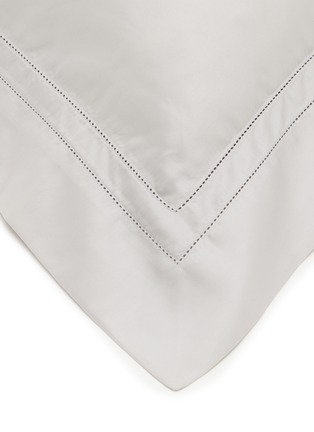 细节 –点击放大 - FRETTE - Luxury Herringbone King Size Bed Spreed — Savage Beige