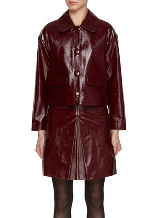 首图 - 点击放大 - SELF-PORTRAIT - Club Collar Leather Jacket