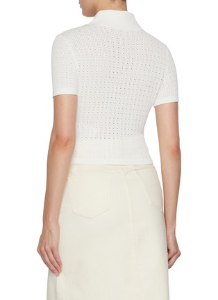 背面 - 点击放大 - SELF-PORTRAIT - Pointelle Knit Top