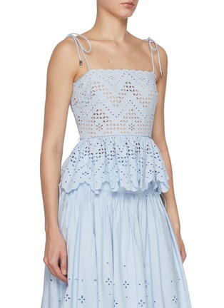 细节 - 点击放大 - SELF-PORTRAIT - Broderie Cotton Top