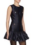 细节 - 点击放大 - SELF-PORTRAIT - Flounced Taffeta Mini Dress